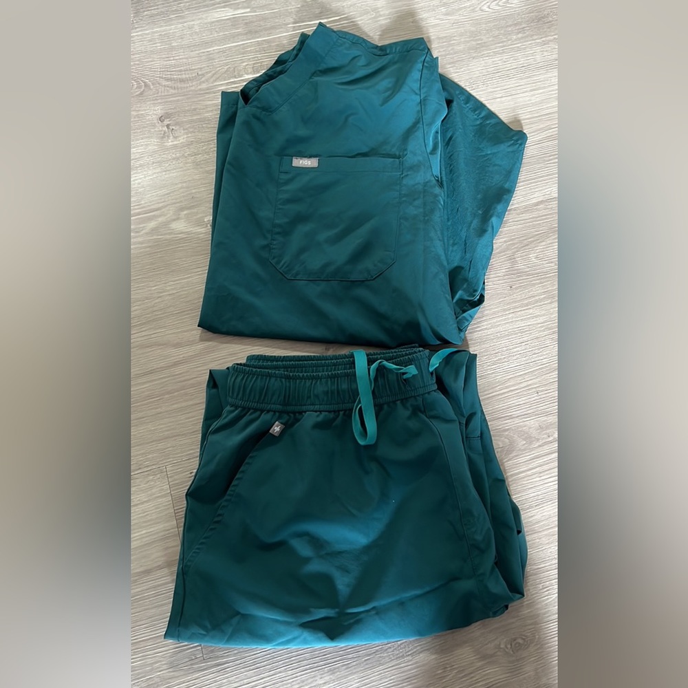Figs - Caribbean Blue Scrubs